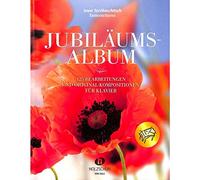 Jubilé Album Bouton Rêves de Anne terzibaschitsch - 125 bearbeitungen et original Compositions pour Piano - Partitions Cœur coloré Note Pince