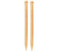 JubileeYarn - Ferri da maglia Jumbo in bambù, misura US 50 (25 mm), lunghezza 40,6 cm, 1 paio