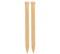 JubileeYarn - Ferri da maglia Jumbo in bambù, misura US 65 (30 mm), lunghezza 40,6 cm, 1 paio