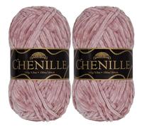 JubileeYarn - Filato di ciniglia, peso pettinato, 100 g/matassa (2 matassine, 106 ballerine per ballere)