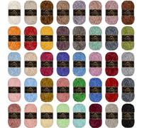 JubileeYarn - Filato di ciniglia pettinato, 100 g/matassa, confezione assortita, 4 matasse