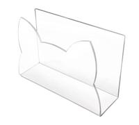 Jubilofex ACRYL-MAILDER, Portafile Acrilico | Altezza Della Copertura Per L'Ufficio - Lavoratore Di Lavoro Sorter, Cat Forma Handfill-Folder -Display -Rack For Home, School, School,
