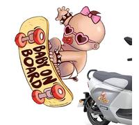 Jubilofex Adesivi Per Automobili Rimovibili E Adesivi - Design Del Scooter Del Bambino In PVC Per Adesivi Per Portiera Di Veicoli | Adesivi Adesivi Antiscivolo Per Veicolo Utility