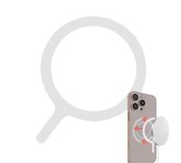 Jubilofex Adesivo magnetico per cellulare, striscia magnetica per custodie del cellulare, supporto di ricarica senza fili, per elettronica, comodino, viaggi, letto, casa, tutti i giorni