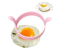 Jubilofex Anello d'uovo, anello d'uovo piatto | Stampi per uova fritte rotonde,Shaper frittelle in silicone antiaderente, gadget da cucina resistenti al calore per la cottura della colazione