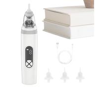 Jubilofex Aspiratore Nasale Elettrico - Ergonomico a 3 Livelli Lavabile | Pulitore Nasale per Bambini,per Famiglie, Genitori e Amici