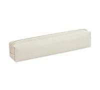 Jubilofex Astuccio portamatite, compatto, portafoglio con cerniera in poliuretano, organizer per strumenti di scrittura per biro, gomme, note adesive, cosmetici, custodia lavabile per cancelleria, per
