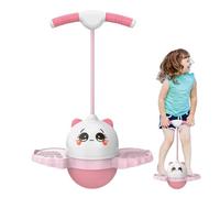 Jubilofex Bastone per bambini, dolce palla a tema animale, giocattolo per saltare antiscivolo con impugnatura semplice, esercizi di fitness per bambini che rimbalzano la palla per l'equilibrio