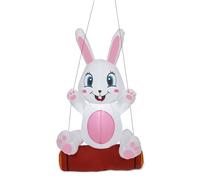 Jubilofex Bolle di Pasqua Yard Decorazioni, graziosa decorazione coniglietto a 3,9 piedi, impermeabile, decorazione del cortile, coniglio, gonfiabile, per interni ed esterni, per patios parchi