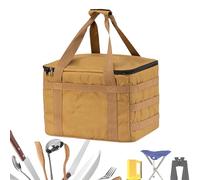 Jubilofex Borsa da campeggio - contenitore da campeggio | Cube 20 l contenitore ergonomico impermeabile contenitore organizzatore per barca da viaggio kayak college dormitorio