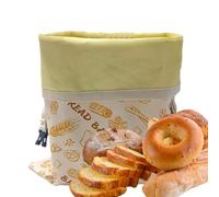 Jubilofex Borsa per il pane in cera d' - Sacchetto di congelamento per dolci 30 x 39 cm | mantenimento della freschezza fino a diversi giorni, contenitore per pane riutilizzabile per panini e