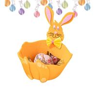 Jubilofex Bunny Basket di Pasqua | Cartoon Cartone Animato Bunny Easter Nest - Decorazioni da Tavolo, scatole da vivaio Decorativo, Accessori per Feste di Primavera per Dolci, Caramelle, Giocattoli