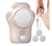 Jubilofex Callus Remover Electric, Electric Foot Filer | File di callus Remover,3 Velocità regolabili Cura della pelle incrinata con teste intercambiabili per la manutenzione di pedicures