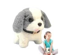 Jubilofex Cane Robot Peluche Cane Robot Che Abbaia E Scodinzola | Giocattolo Cane Robot Cucciolo Peluche Interattivo Elettronico Animato Regalo Sorpresa Natale Compleanno Vacanze Bambini