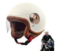 Jubilofex Casco da bici per adulti, a viso aperto, accessorio per mountain bike, moto da strada, scooter, ciclomotore, ciclismo su strada, motocross