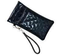 Jubilofex Caso Di Occhiali Da Sole | Custodie Per Occhiali Morbidi | Leggero Tasche Doppie Portatili Design Di Protezione Sottile Compattazione Compatta Per Le Donne Bambini Amici Di Famiglia, nero