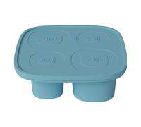 Jubilofex Ciotola per ghiaccio cilindrica, stampo per | 4-Cavity, contenitore in silicone per whisky, cocktail, tè, caffè, utensili da cucina per tazza, 30oz-40oz