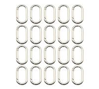 Jubilofex Clip Carabiner, Clip Clip Hook - Hook Spring-Snap Lega di Zinco - Forniture esterne Portatile per Uomini Donne Ragazzi Ragazze Giovani Adolescenti atleti Ciclisti