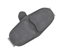 Jubilofex Clip porta occhiali per paraluce, clip per visiera occhiali da sole, supporto compatto di organizzazione e sicurezza per gancio porta specchietto retrovisore per viaggio quotidiano, grigio