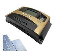 Jubilofex Controller Del Pannello Solare, Regolatore Della Batteria Solare, Rilevamento Carica Lenta per Camping-Car e Barca con Fili Speciali