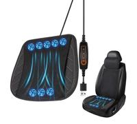 Jubilofex Coprisedile auto rinfrescante | Coprisedile auto ventilato - Ergonomico a 3 velocità comodo per guidatore posteriore posizione seduta viaggio anziani barca sedia a rotelle camion