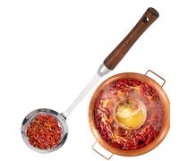 Jubilofex Cucchiaio in acciaio inossidabile, cucchiaio sgrassatore - Scubetta per grassi e schiume alimentari in cucina domestica