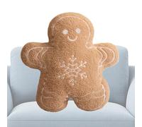 Jubilofex Cuscino Natalizio Bambola di Peluche Decorativa | Peluche A Forma Di Pan Di Per Bambini, E Piccoli, Per La Casa E I Letti, Decorazioni Per Interni, Per Le Feste E Il