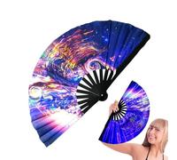 Jubilofex Fan di illuminazione fan, fan di sbattere per ballare,Clack Hand Fan accende | Accessori per festival, grande festa cinese/giapponese favorisce gli accessori fotografici per il