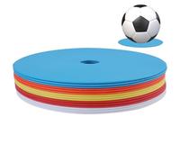 Jubilofex Football Training Disc - Sports Agility Marker, Field Cone Set | Flessibile Disc Markers Soccer Fitness Workouts Outdoor, Bright Training Cones For Field Drills, Soccer Disc with Practice