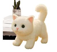 Jubilofex Gatto Robot, Peluche Elettrico con Dettagli Realistici, Giocattoli Interattivi per Casa, Ufficio, Famiglia, San, Festa della Mamma e Ringraziamento