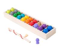 Jubilofex Gioco di pesca magnetico, gioco di pesca per bambini - legni educativi di attività interattive per i viaggi interni in classe feste compleanno Natale Pasqua