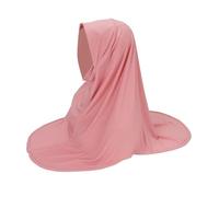 Jubilofex Hijab in tessuto modale | Doppio strato traspirante Hijab Istantaneo - Cappelli da donna Nuoto Eventi Culturali Matrimonio Preghiera Yoga Estate Donne Ragazze, Rosa, Se référer au descriptif