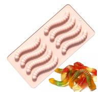 Jubilofex in silicone per caramelle, 8 per cioccolatini in silicone, antiaderenti, da cucina, per feste, biscotti, dessert, snack in gomma, casa, Halloween