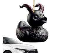 Jubilofex interni per auto ,Ciondolo per auto - di demone acrilico 2D - per ciondolo animale decorazioni per portachiavi borsa