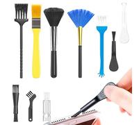 Jubilofex Kit Di Pulizia Tastiera | 10 Spazzole Di Pulizia | Compatto Leggero per Tablet Computer Desktop Mouse E Viaggi