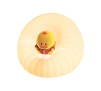 Jubilofex Lampada in silicone - Lampada da comodino, illuminazione per bambini, 3 intensità luminose, sensibile al tatto per camera da letto, adulti, appartamento, lettura del sonno, allattamento