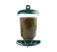 Jubilofex Mangiatoia per uccelli selvatici - Distributore di alimentazione automatico, Alimentatore per uccelli da esterno a ventosa per giardino, balcone e
