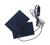 Jubilofex Manopole riscaldate per moto, manopole riscaldanti elettriche, cuscinetti riscaldanti per le mani, scaldino per manubrio, scooter, ciclomotori, motoslitte, pendolari in clima freddo, uso