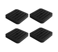 Jubilofex Mini Split Antivibrante - Confezione da 4 piedini antivibranti - Isolamento acustico resistente, per Lavatrice Asciugatrice Freddo Congelatore Attrezzature da Palestra Pompa di calore ad