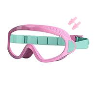 Jubilofex Occhiali da nuoto per,Occhiali da surf con tappi per le orecchie impermeabili | Maschera anti-appannamento protezione UV impermeabile per sport acquatici 2-16 anni