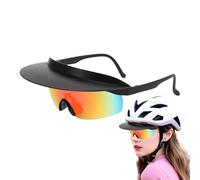 Jubilofex Occhiali da sole per bicicletta | Ampia gamma di occhiali da sole,Lenti a specchio Moderni per sport all'aria aperta Occhiali da sole per la guida, escursionismo, campeggio, ciclismo
