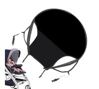 Jubilofex Ombrellone per passeggino, protezione solare anti-insetti, per passeggino, ripara portatile per spiaggia, viaggio, corsa, pisolino