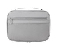 Jubilofex Organizzatore per cavi da viaggio, custodia organizer per caricabatterie - Wire Travel - Borsa portacellulare portatile, elettronica antipolvere per cavo, caricabatterie, Grigio, se