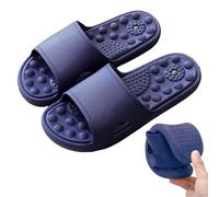 Jubilofex Pantofole da massaggio per digitopressione e riflessologia | Pantofole da massaggio a forma di intensificazione ionictitan a infrarossi lontani - Scarpe per la stimolazione dei punti di