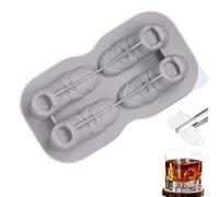 Jubilofex Per Ghiaccio Per Cocktail,Stampo Per Ghiaccio Di Piccola Dimensione In Silicone | Cucina Sicurezza Alimentare Forma Calzatura Facile, Conservazione Congelatore Per Whisky,