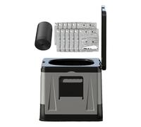 Jubilofex Pieging Travel Loo - Compact, Sedile Facile | Portatore Portatile Leggero per Corse in Auto, Avventure per, Tour escursionistici, Viaggi in Spiaggia all'aperto, Attrezzatura per la casa di