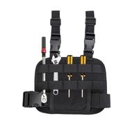 Jubilofex Pochette per gambe - Pochette ergonomica per cintura di attrezzi, organizer portatile robusto per lavori industriali, giardinaggio, costruzione e meccanica