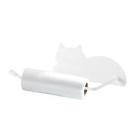 Jubilofex Porta Tergicristallo Tutto, Porta Rotoli di Carta Tergicristallo per Bagno, Dispenser di Carta Tergicristallo Design Gatto Montaggio Organizzatore per Casa Appartamento Prompt Frigo Viaggi