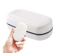 Jubilofex Portasapone da viaggio - Custodia per sapone portatile - Scomparto a doppio strato con drenaggio per campeggio, bagno, doccia, hotel, vacanze, palestra, escursionismo, dormitori