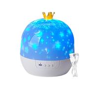 Jubilofex Proiettore Di Luce Notturna A Stelle | Luce Notturna Portatile Con Musica - Proiettore Del Cielo Rotante A 360 Gradi,Per La Camera Dei Bambini, Asilo, Da Parete, Per Il Sonno E La Nanna